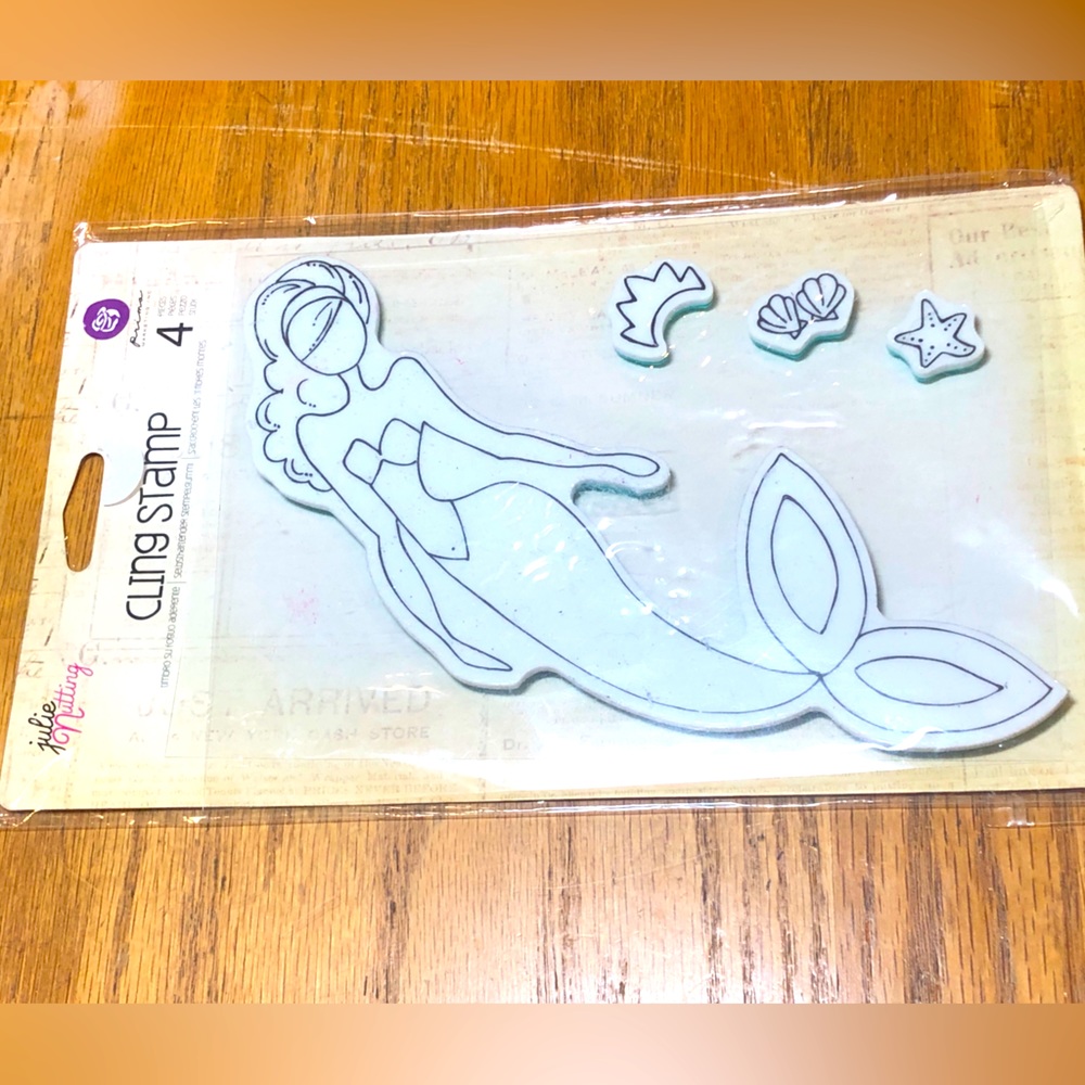 Rare Julie Nutting Mermaid Stamp set (4 pc.)
